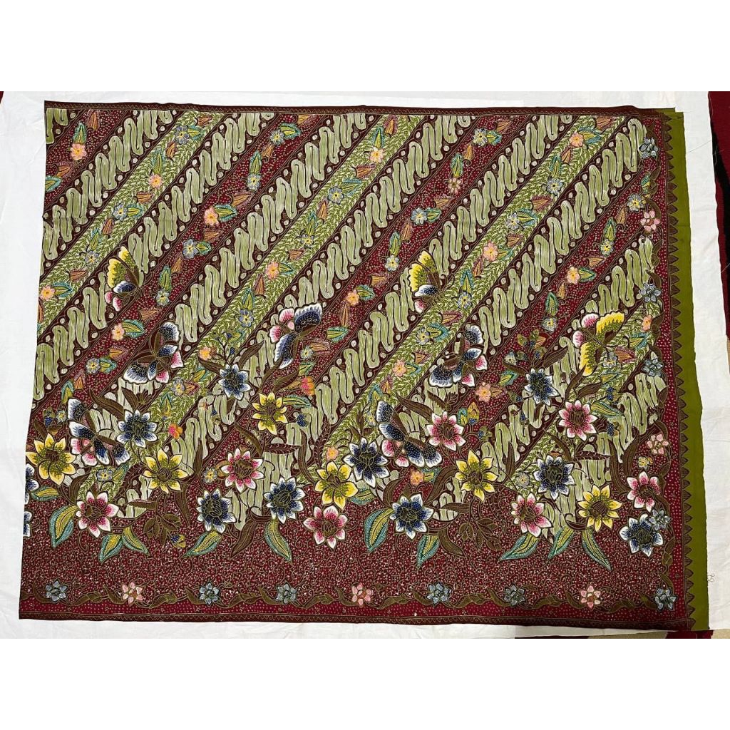 kain batik tulis tanahan hohokai bahan katun batik tulis pria wanita 2 motif. ban