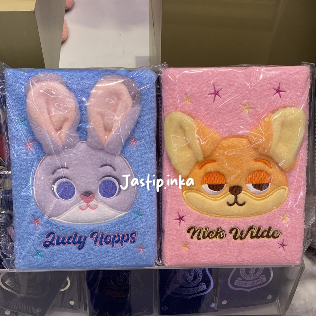 Miniso x Zootopia - plush book 80 sheets zootopia judy nick