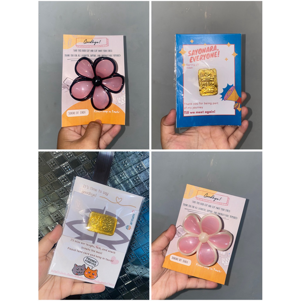 CUSTOM MINI GIFT RESIGN FAREWELL GIFT SOUVENIR LUCU