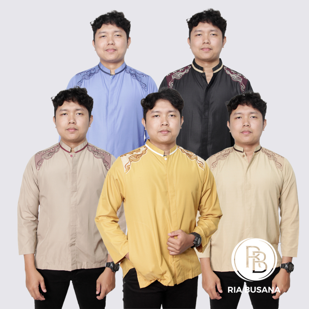 Ria Busana - Al Huda - Koko Lengan Panjang Dewasa Pria Katun