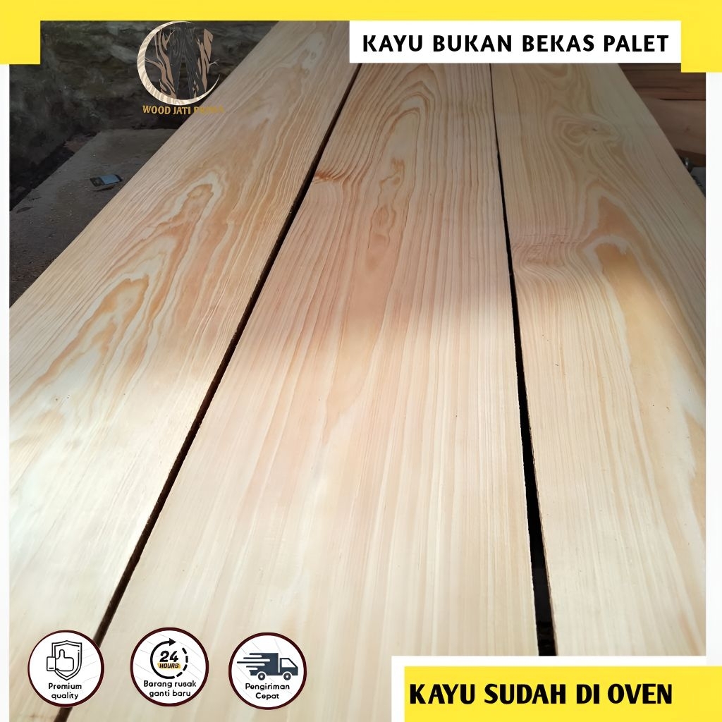 papan kayu jati belanda ukuran custom