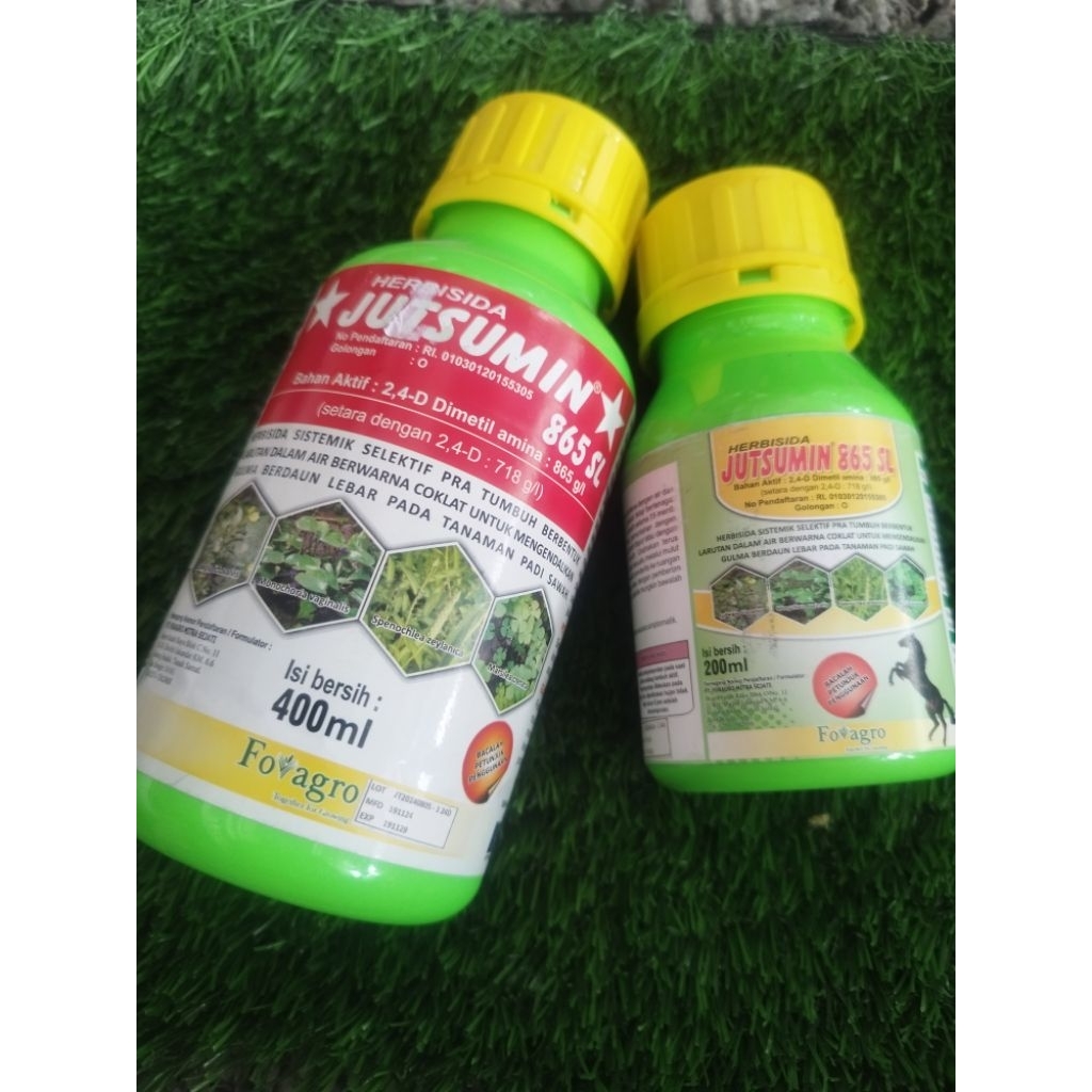 Herbisida JUTSUMIN 865SL isi 200 ML & 400 ML herbisida sistemik