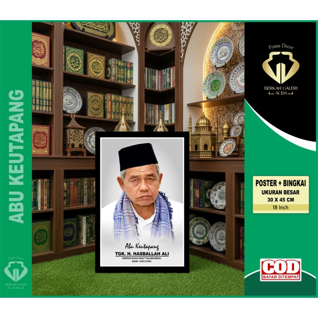 POSTER ULAMA ACEH / ABU KEUTAPANG