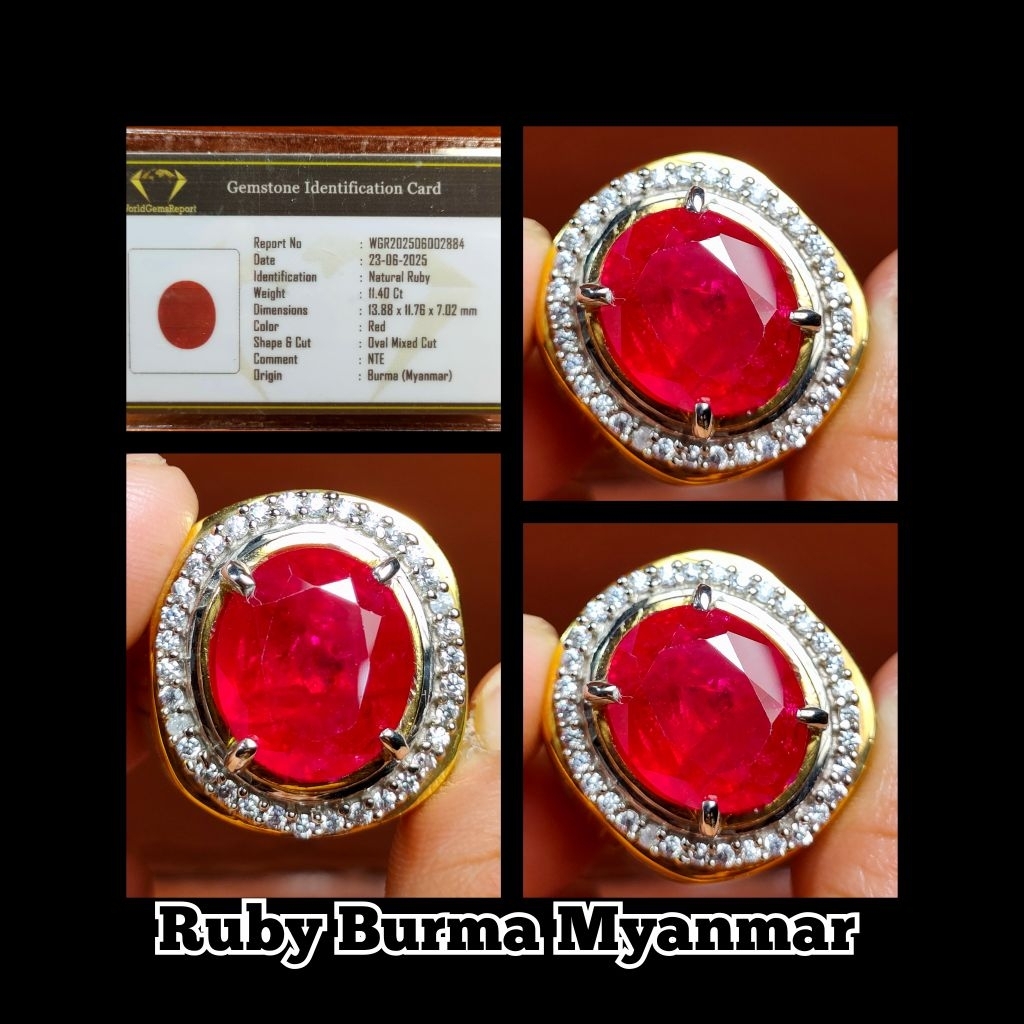 BATU PERMATA RUBY BURMA DELIMA MYANMAR