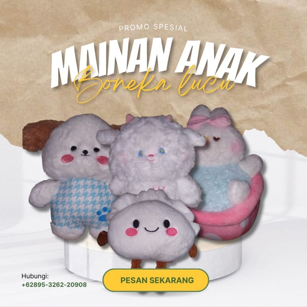 Boneka lucu | Boneka capit | Mainan anak
