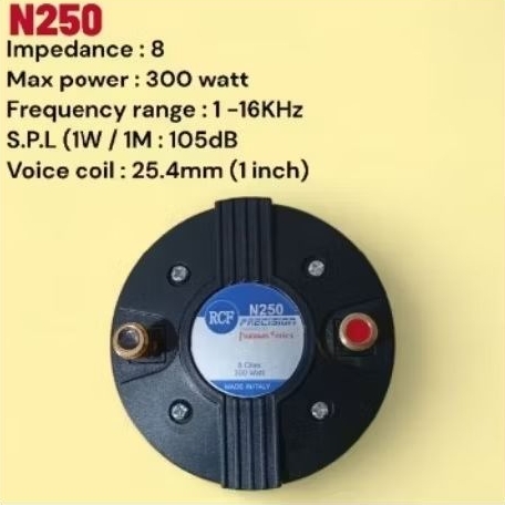 TWEETER BASSHAKERS PLATINUM N250 - DRIVER RCF N250