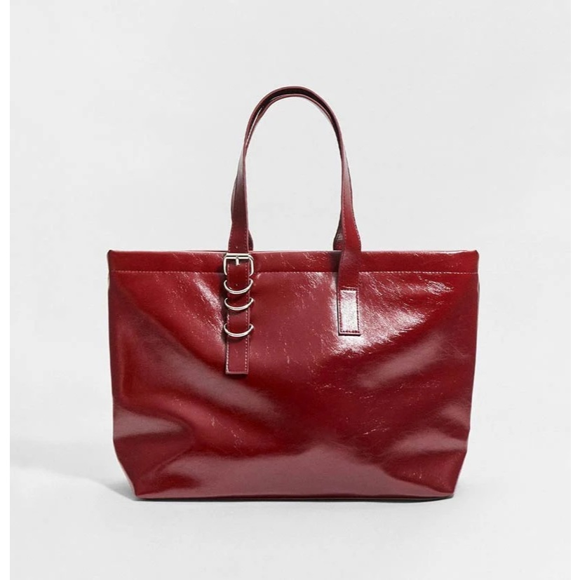 STR4D1VARIU5 - Bezirgs Totebag JUMBO XXL Tas Tote Wanita PU Leather