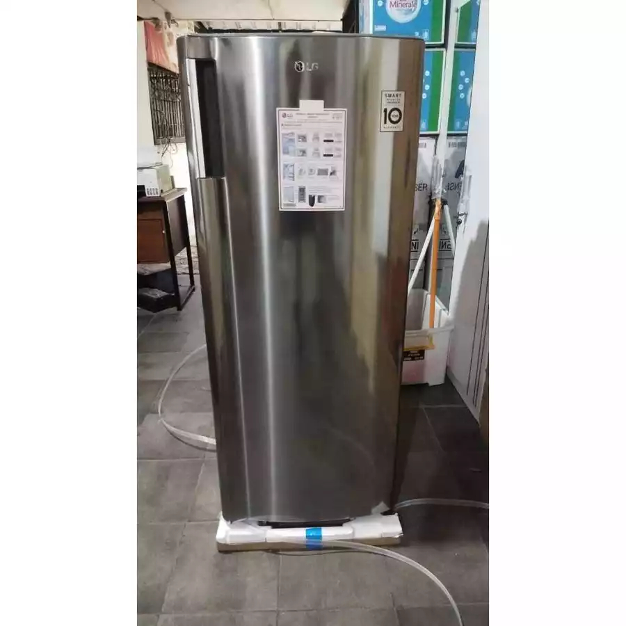 Kulkas Freezer Kulkas Asi Kulkas Es Batu LG GN-INV304SL 1 Pintu Smart Inverter Compressor 165 L GN I