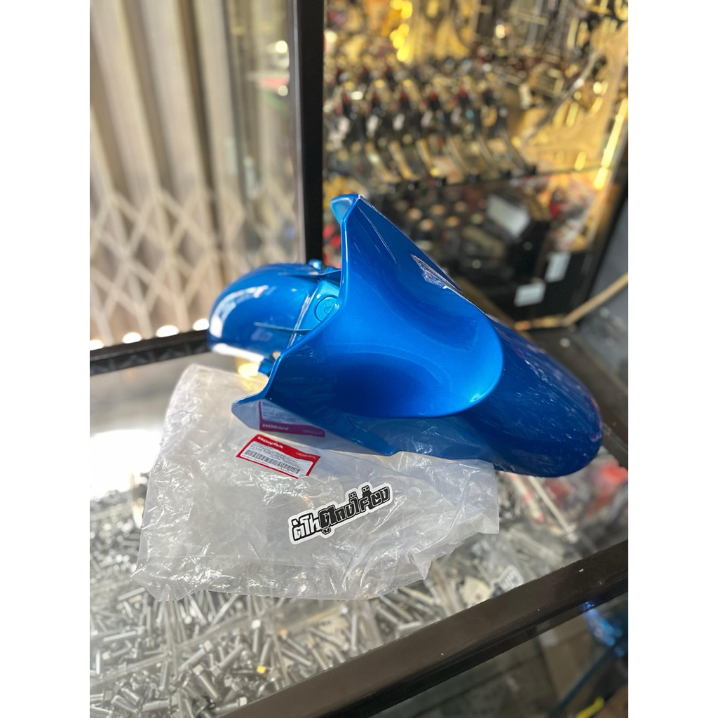 Spakbor depan pcx cbu biru ori thailand