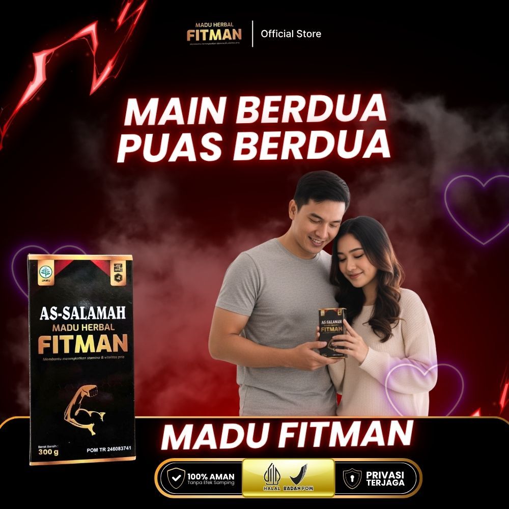 FITMAN 0bat kuat Herbal Kuwat Pria Tahan Lama Original 100% dengan Obat Kuat Stamina Terbaik BPOM