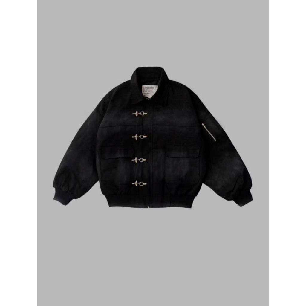 HAINDPAINTED CLASP JACKET by lovain studio (limited no restock)