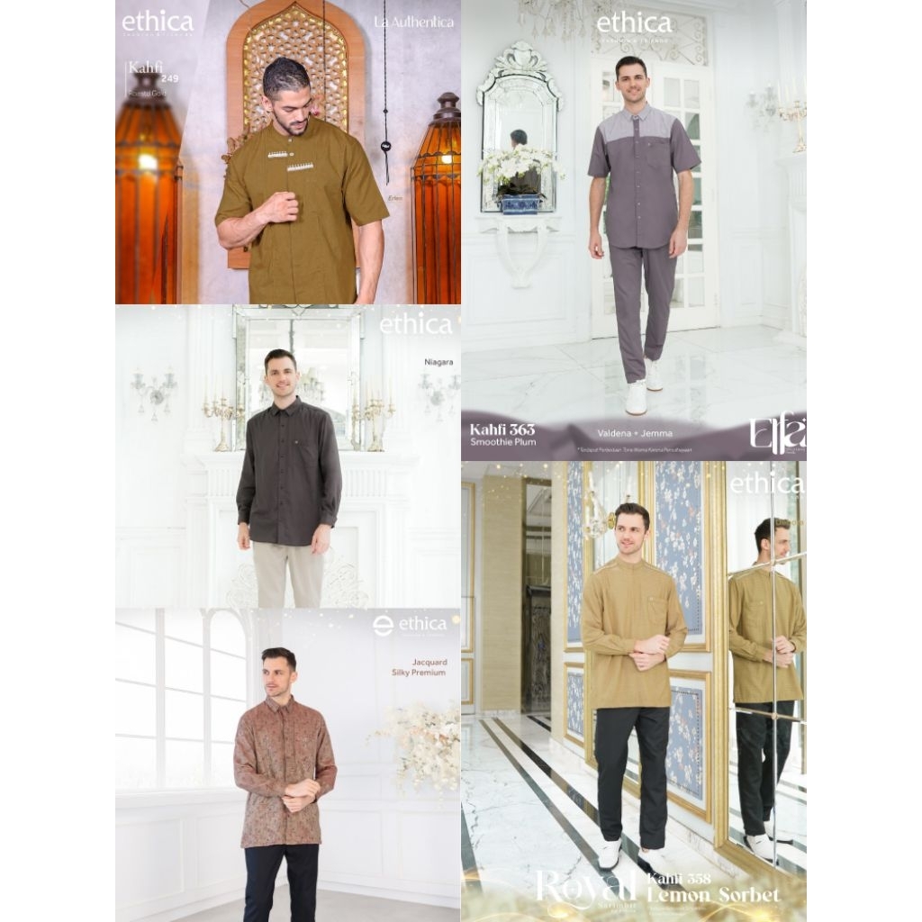 ETHICA BAJU KEMEJA KOKO DEWASA || KAHFI 354, KAHFI 358, KAHFI 359, KAHFI 363, KAHFI 249, KAHFI 413, 