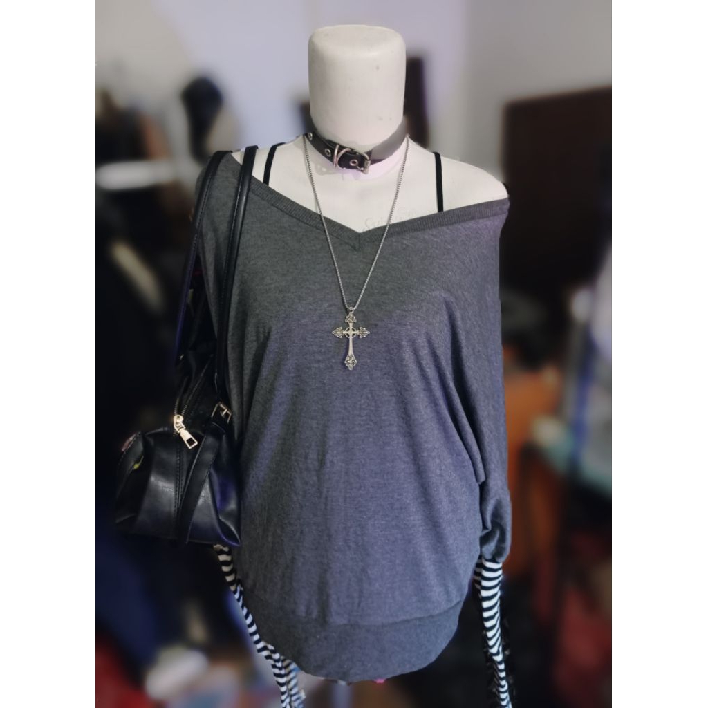 grunge / punk / goth top