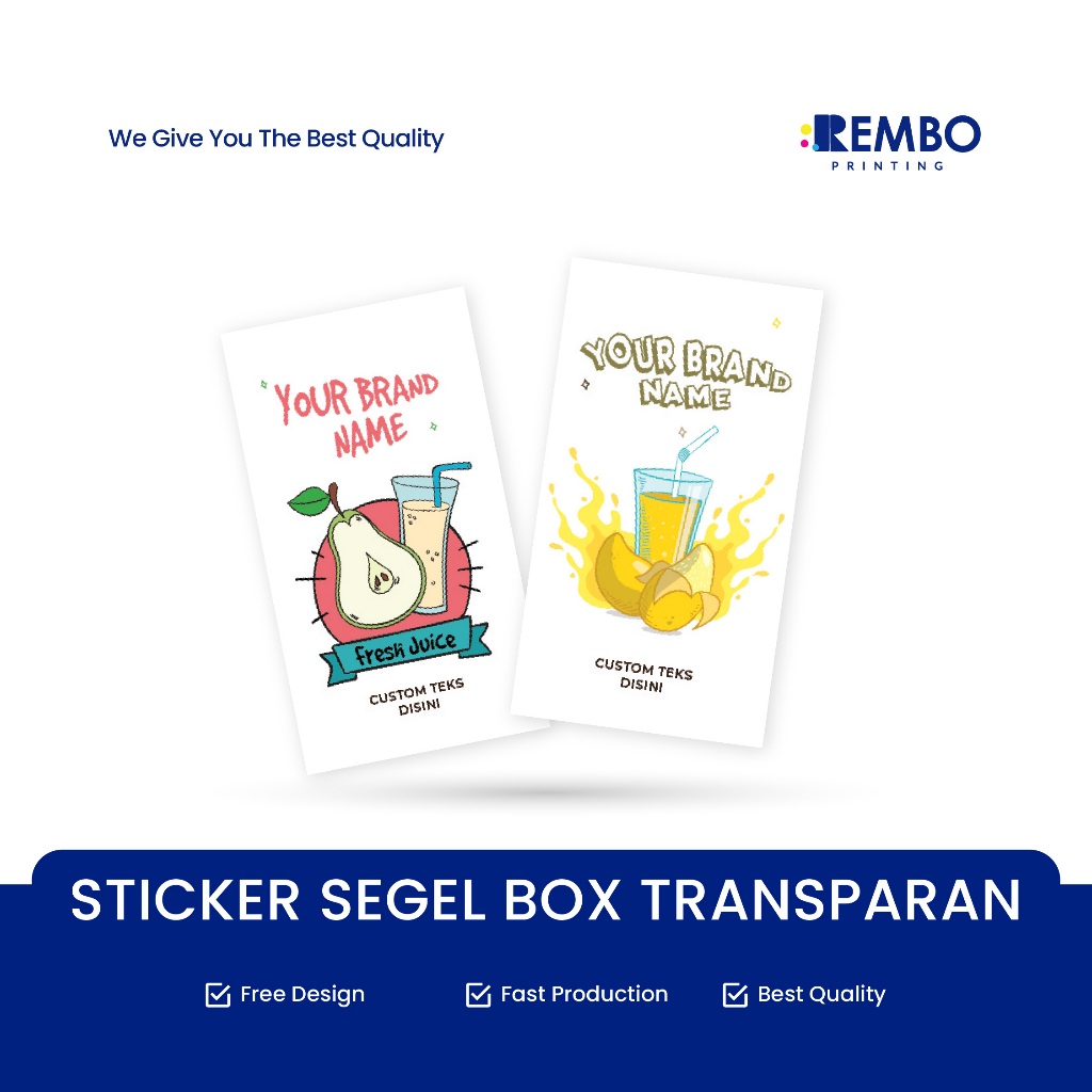 CETAK STICKER SEGEL BOX TRANSPARAN
