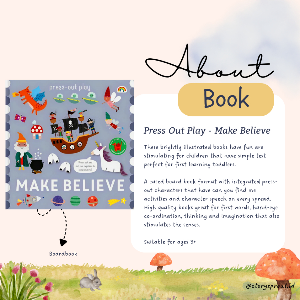 Press out play: Make Believe - Hard Cover