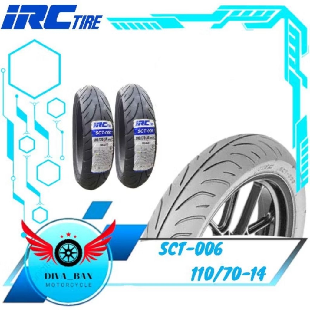 BAN TUBELESS IRC SCT-006 110/70-14