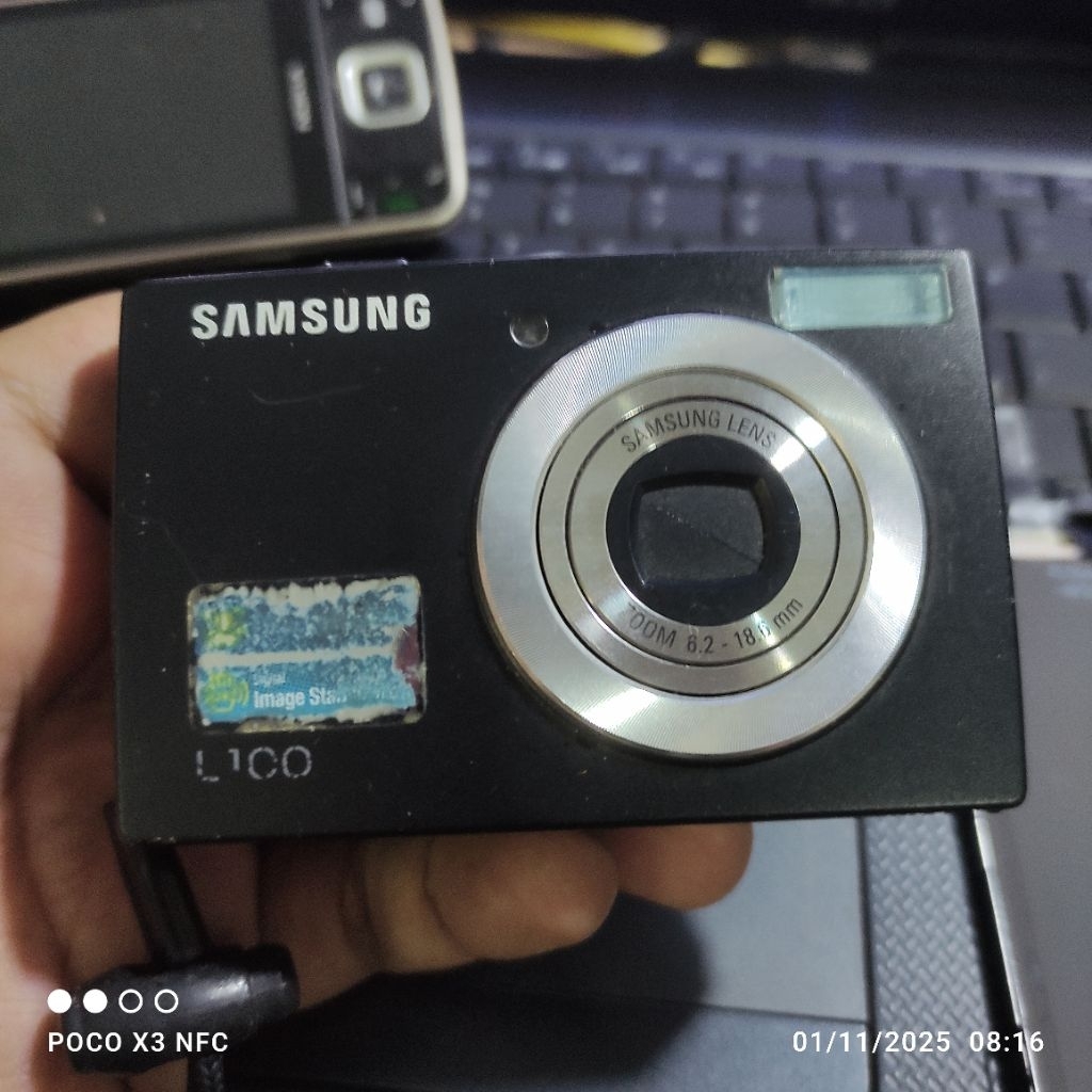 Kamera Digital Samsung L100 cek Catatan Deskripsi