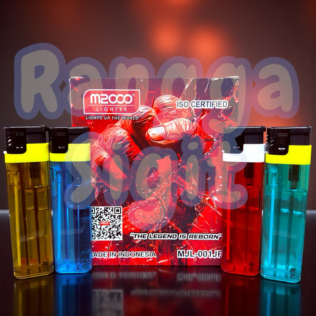 Korek SUPER BIG JUMBO M2000, ZAKU LAPIS BESI, FOX SUMO SENTER LAPIS BESI Eceran Gas Refill - Lighter