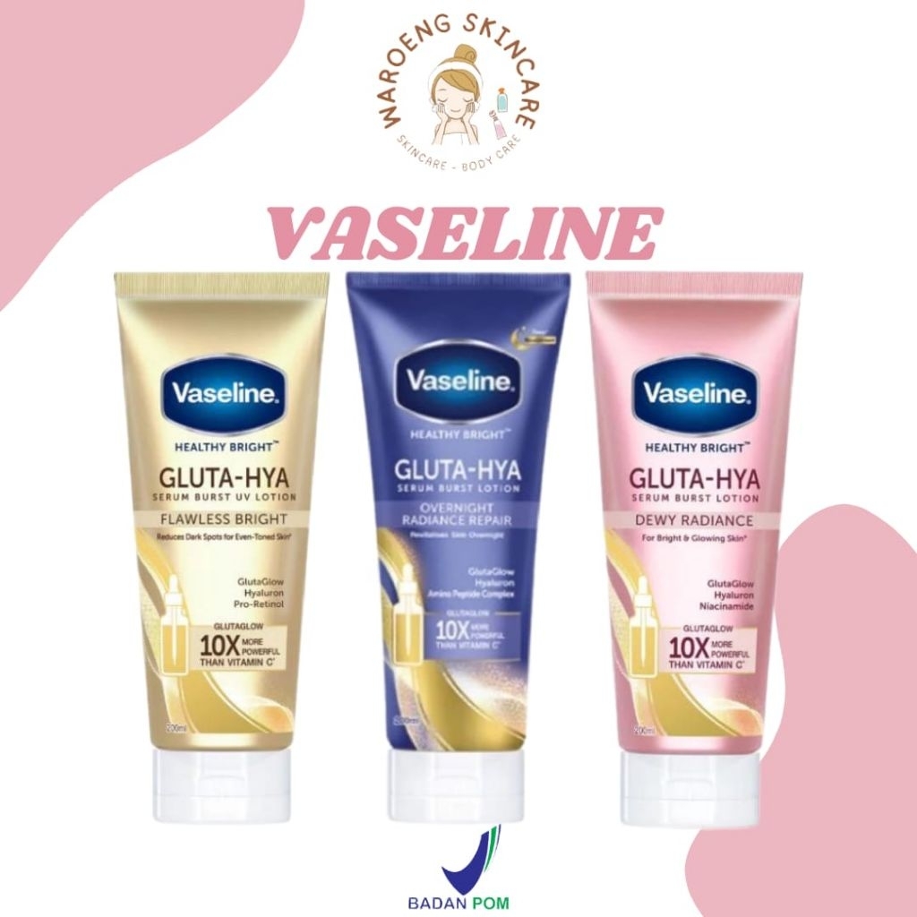 [FREE GIFT] VASELINE / VASELINE GLUTA HYA / VASELINE GLUTA / VASELINE BODY LOTION