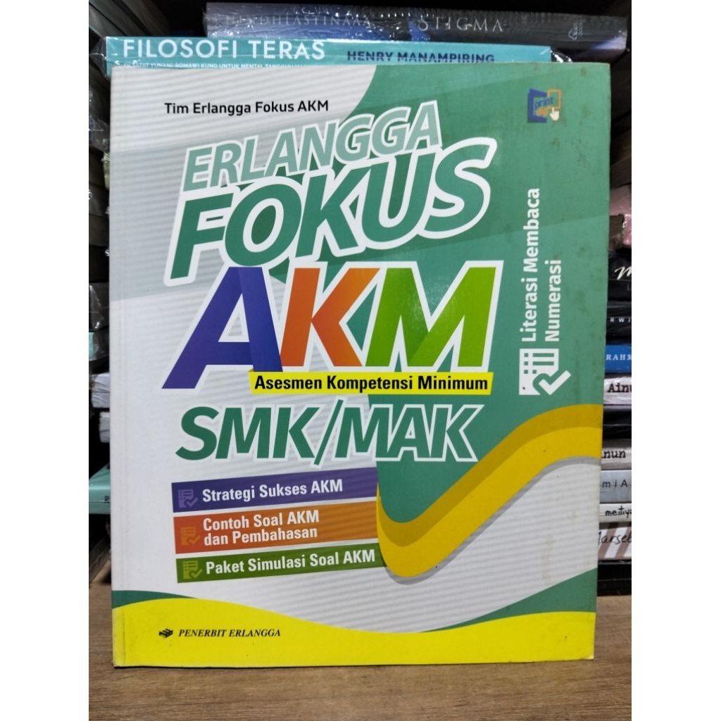 Buku Erlangga Fokus AKM SMK/MAK