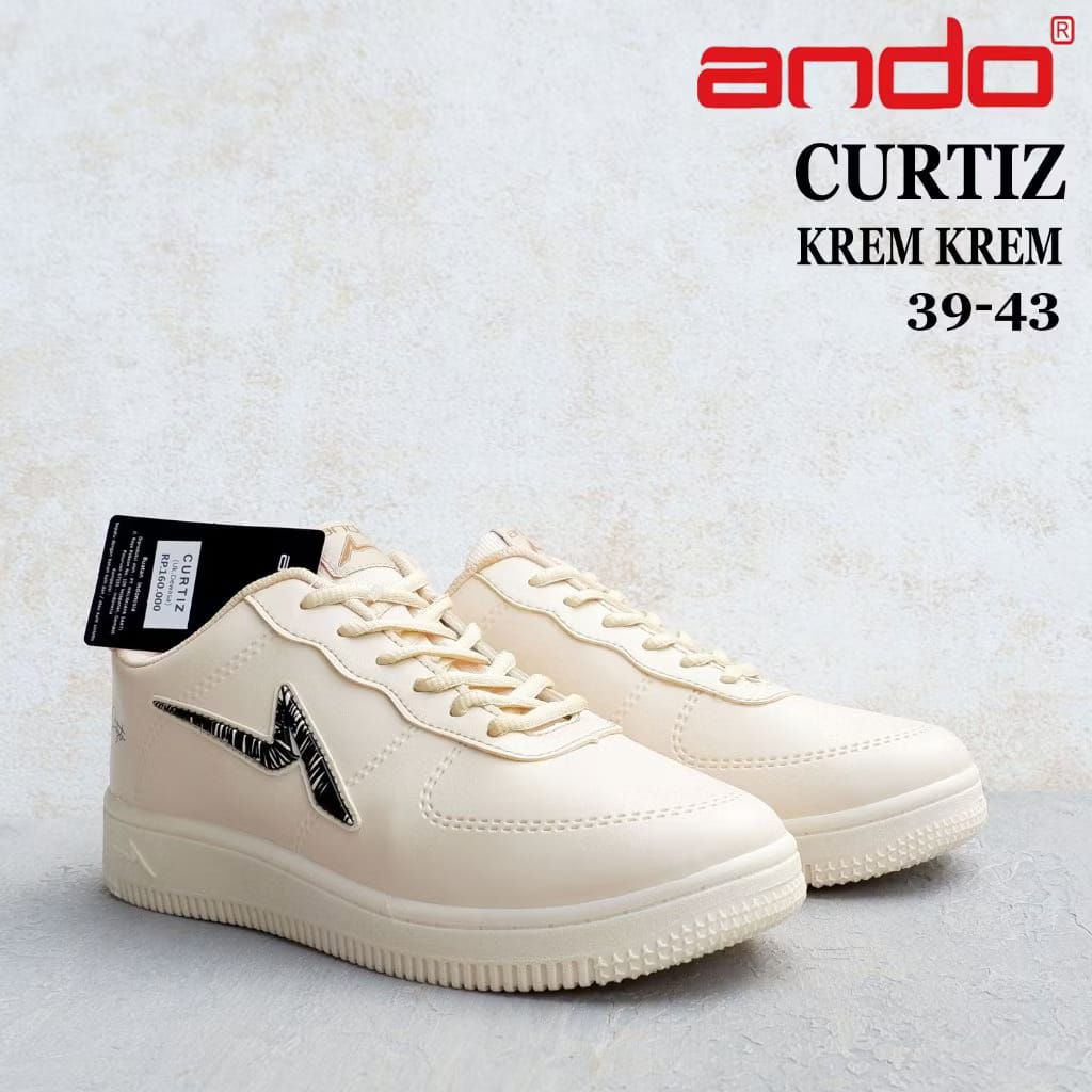 Sepatu Pria ANDO - CURTIZ - size 39-43 - Sepatu Sneakers - Sepatu Olahraga Sneakers Pria Sport-