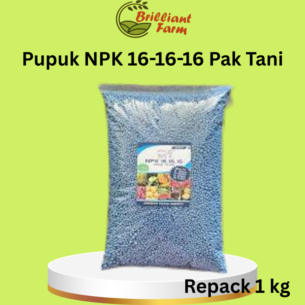 PUPUK NPK PAK TANI 16 16 16 REPACK 1 KG