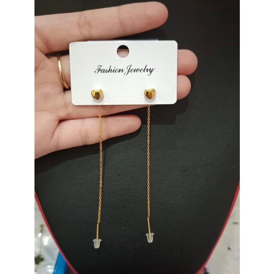 Titanium Anting Giwang Perhiasan Wanita Anti Karat
