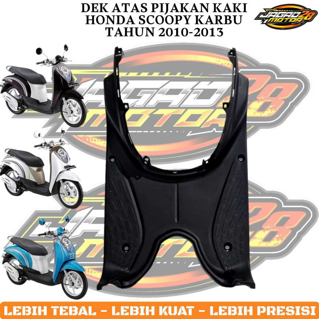 Lantai Scoopy Karbu KYT 2008-2013 Bordes Dek Kaki Pijakan Scoopy Lama