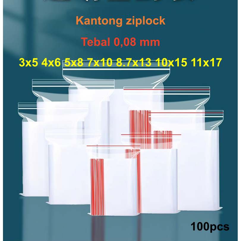 HAKUK Plastik Klip/Ziplock PE Seal Bag UK 4×6 5×8 7×10 8 x12 8.7×13 10×15 11×17 12×20 16×25