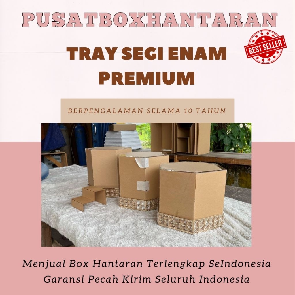 BOX HANTARAN SEGI ENAM | BOX HANTARAN PERNIKAHAN | BOX HANTARAN AKRILIK TERLARIS
