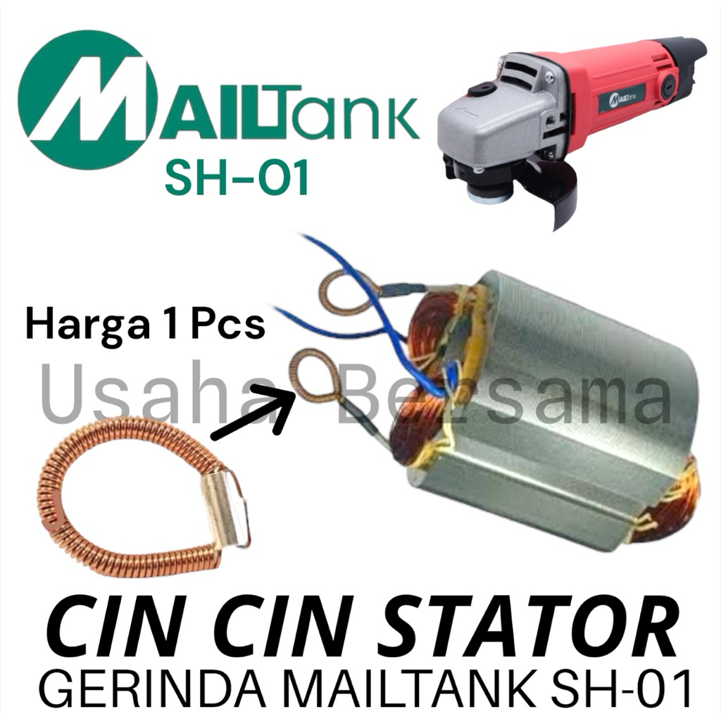 CIN CIN STATOR GERINDA MAILTANK SH01 CINCIN SEPUL GERINDA SH01 MAILTANK SH 01 GULUNGAN TEMBAGA GERIN