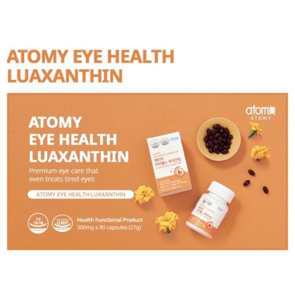 Suplemen mata 0Eye Health Luaxanthin ( 300mg x 90 softgel) suplemen mata