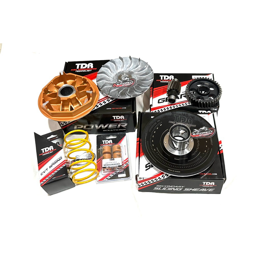 CVT Upgrade Kit TDR Racing + Ratio TDR + Secondary TDR For Yamaha Xmax-Xmax Connected