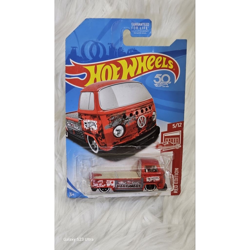 Hot Wheels VW T2 PICKUP RED EDITION