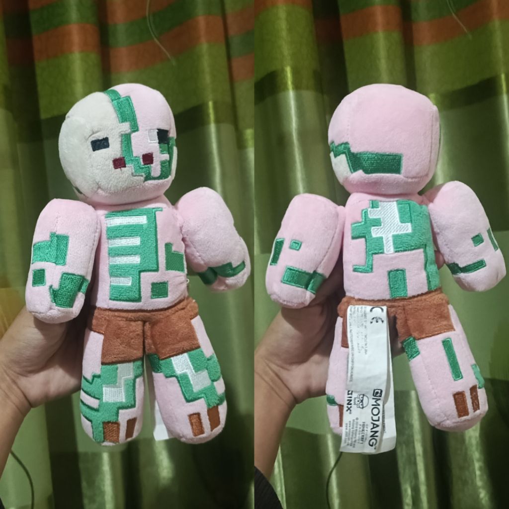 Boneka Karakter Game Spider Creeper Ghast Enderman Zombie Skeleton Boneka Plush Minecraft