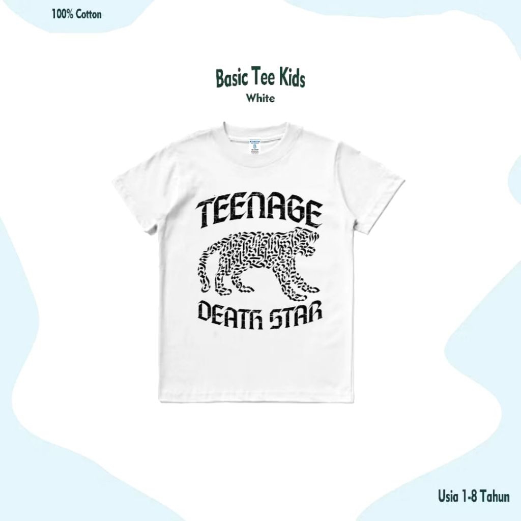 slwa-kids T-shirt TEENAGE DEATH STAR 001 kaos anak kaos unisex
