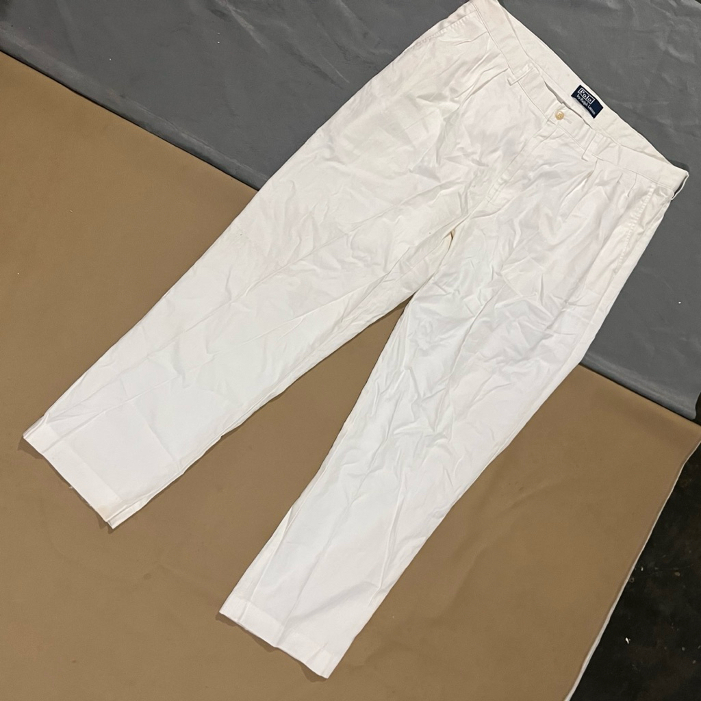 Celana Chino Polo RL putih second original