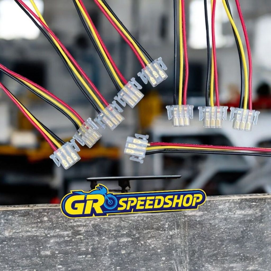 Kabel Socket 3pin Kabel Converter 3pin Untuk Saklar Motor Yang Menggunakan Socket 3pin