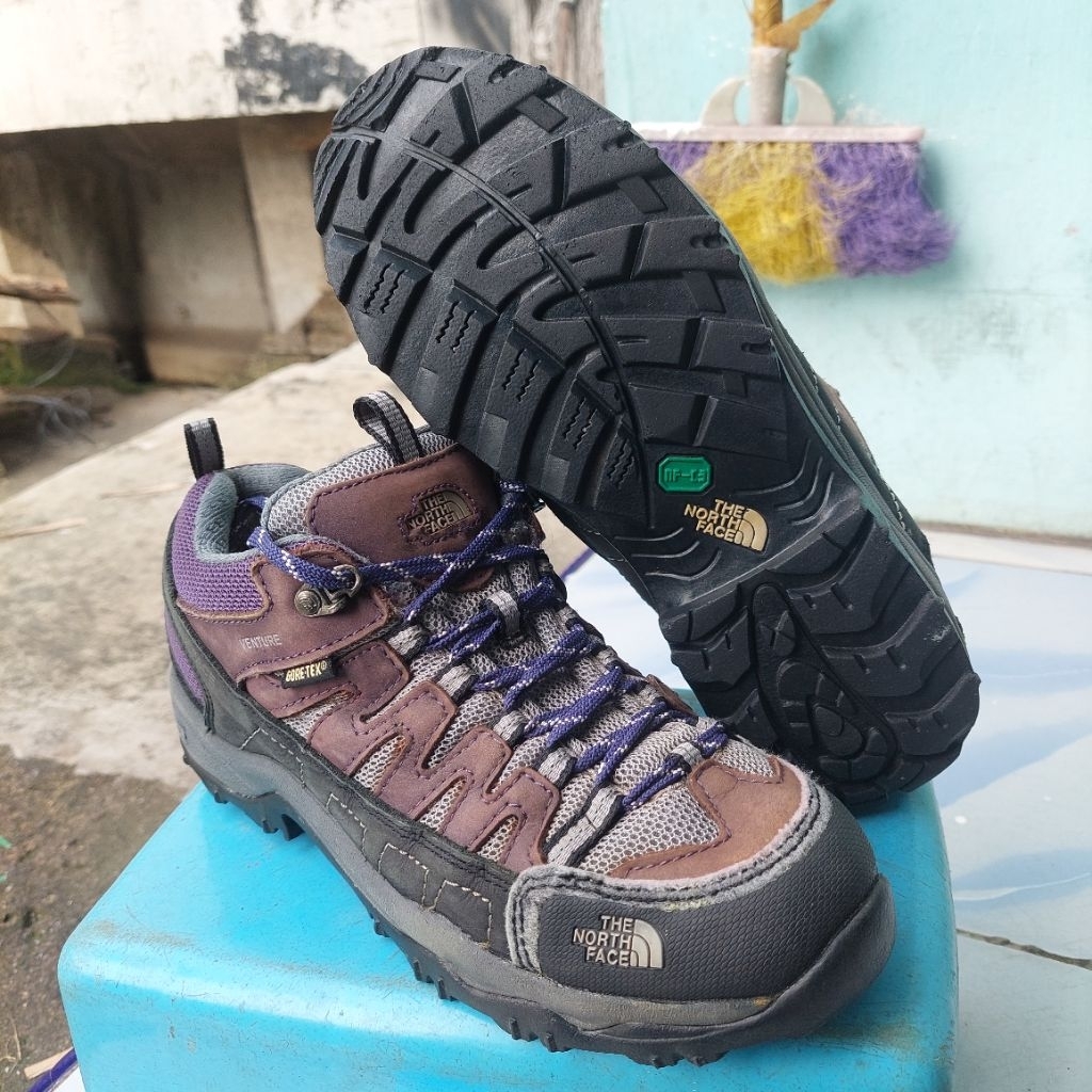 tnf ventue goretex sepatu hiking gunung outdoor