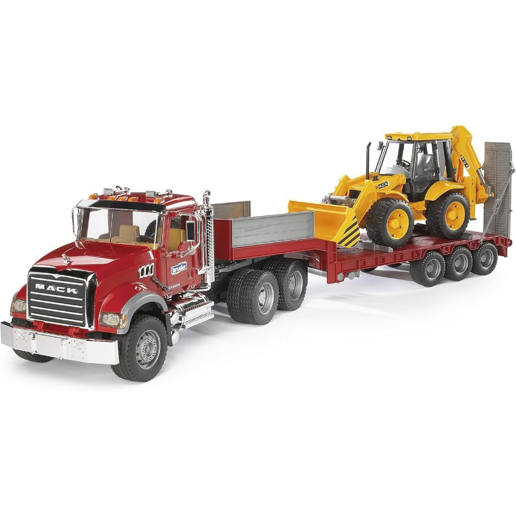Bruder Toys 02813 Mack Granite Flatbed Truck