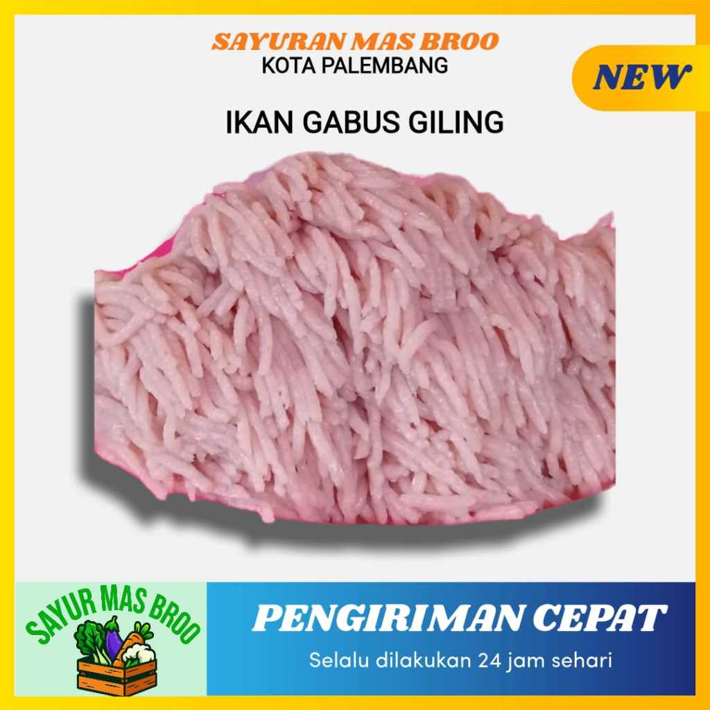 Ikan Gabus Giling - Toko Sayuran Segar Murah Terdekat Mas Broo Palembang