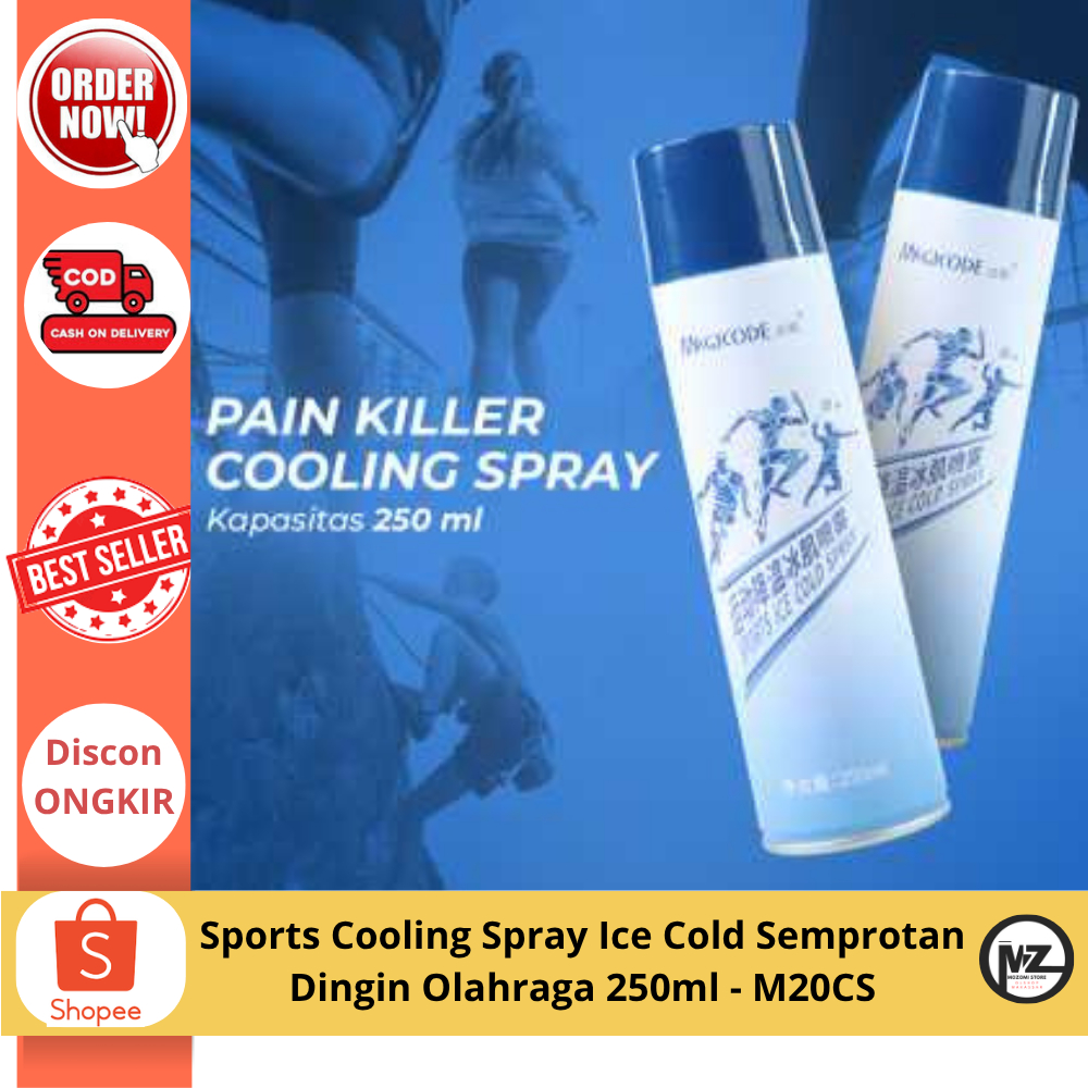 MAGICODE Cooling Spray 250ml Nyeri Otot Sendi / Semprotan Pereda Nyeri