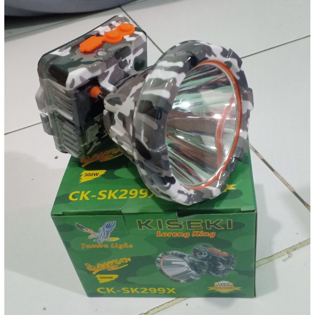 Senter Kepala Kiseki ck-299X 300watt Super Terang