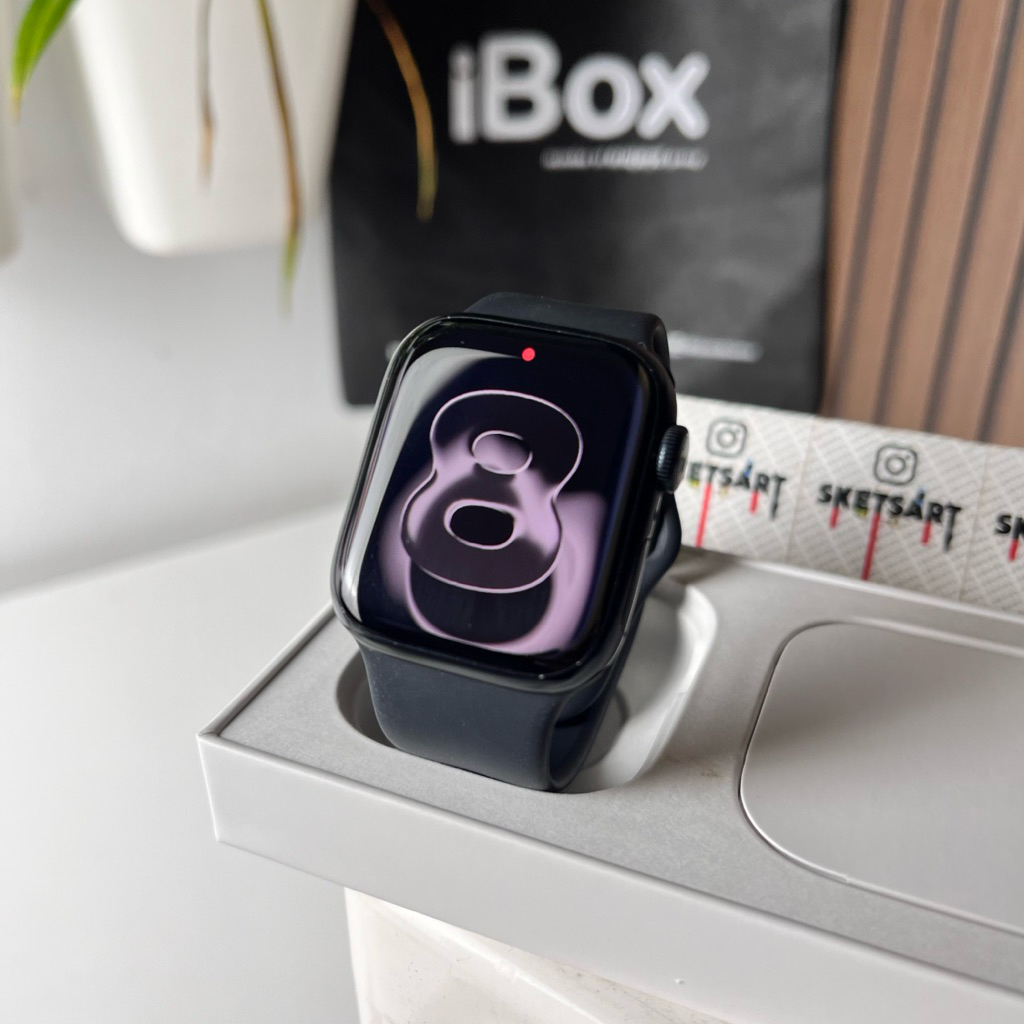 Apple Watch Series 8 41mm Black iBox iwatch Battery Health 96%