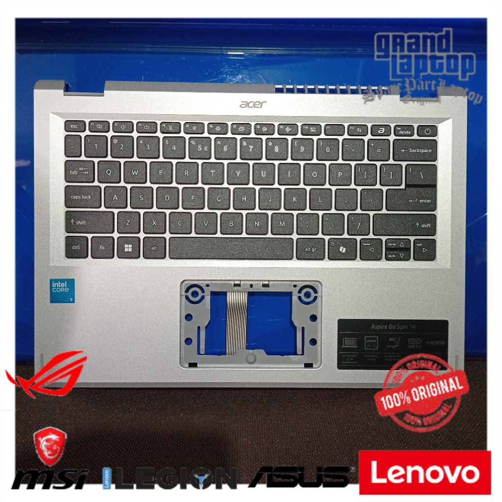 Keyboard dan frame ACER Aspire Go Spin 14 AG14 31P