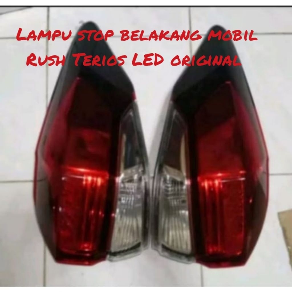 Lampu belakang mobil Rush Terios LED original