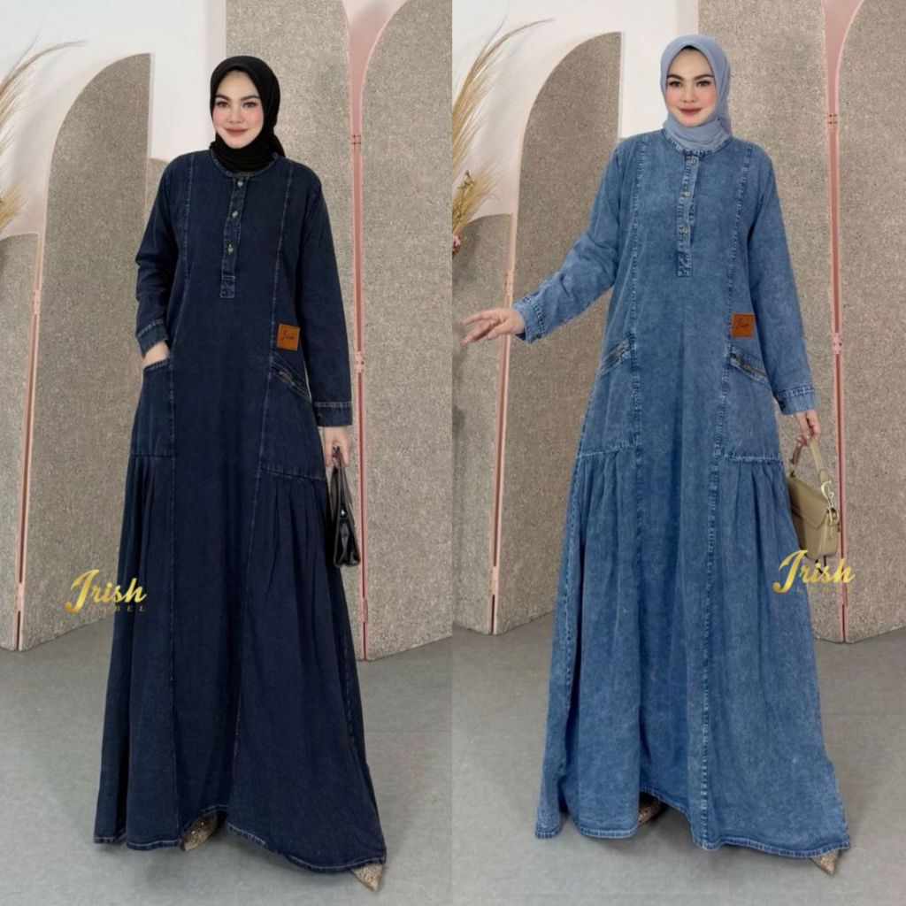 QAIREEN DRESS JEANS BY IRISH LABEL || DRESS JEANS WANITA - BAHAN PURE JEANS ADEM UNTUK DAILY - BUSUI