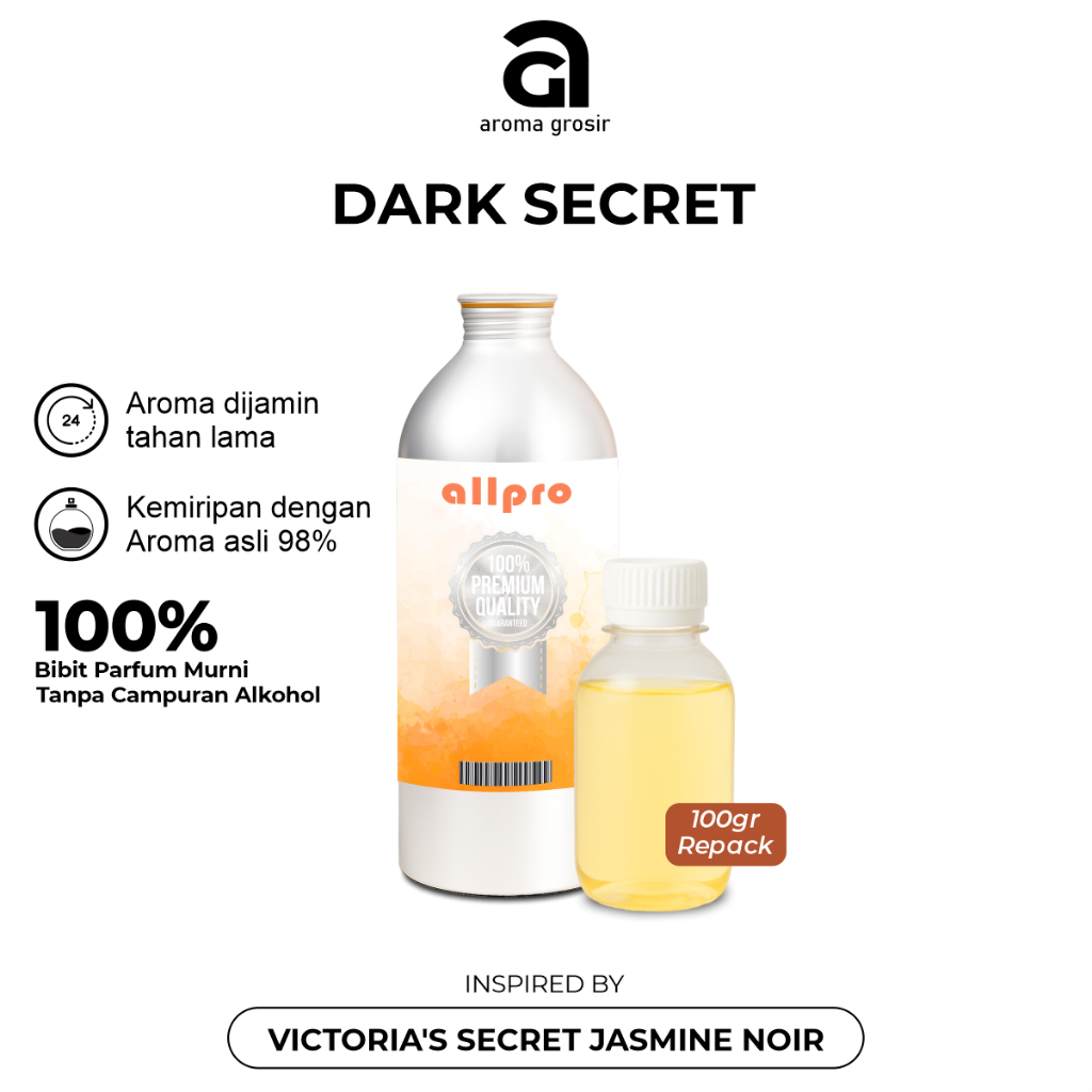 BIBIT PARFUM ALLPRO DARK SECRET INSPIRED BY VICTORIA'S SECRET JASMINE NOIR