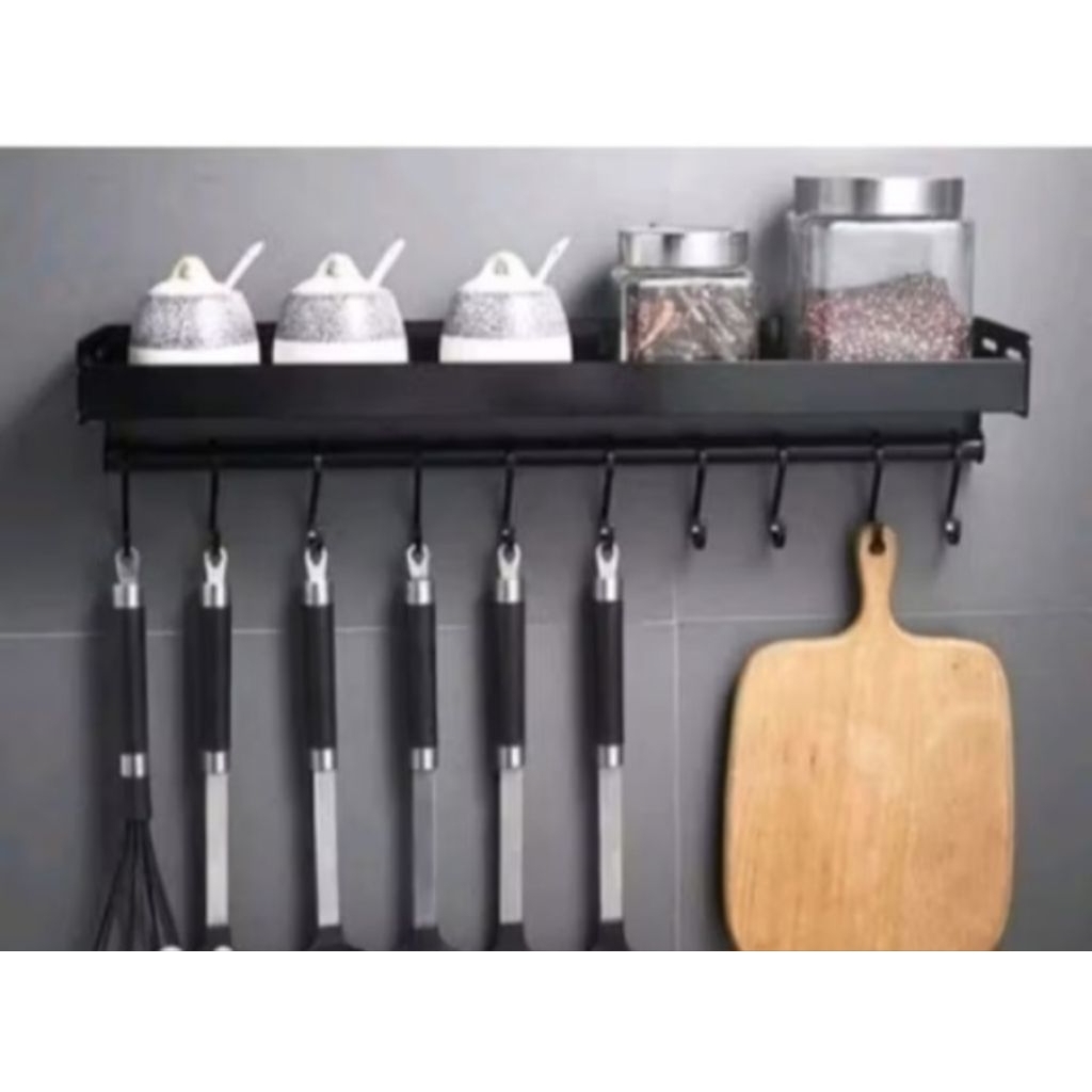 RAk gantung Sutil,tinggal tempel kapasitas 5-6kilo,panjang  produk 45×11×7