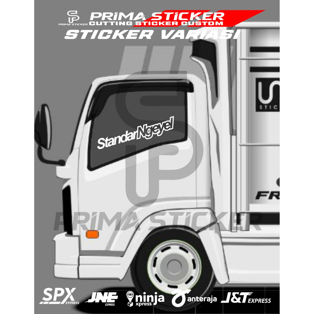 promo stiker kaca samping truk pik up mobil lain motif kaca tertutup standar ngeyel stiker terbaru k